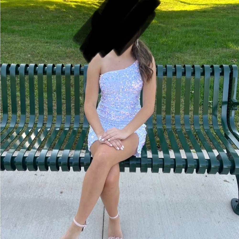 One-Shoulder Sequin Dress